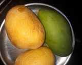 A picture of step 1 of Mango Frooti.