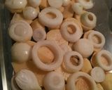 A picture of step 2 of Baked Kofta with Vegetables.