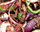 A picture of step 5 of Pepper chicken.