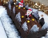 Une image de l'étape 15 de Recette bûche de Noël chocolat et noisette.