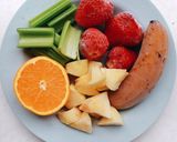 Hình bước làm 1 của món Smoothie bowl cho bữa sáng