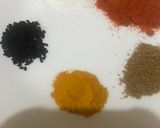 A picture of step 1 of Chicken Achar.