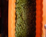A picture of step 6 of Matcha green chocolate bars.