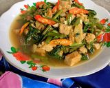 Foto langkah ke 2 dari resep Tumis Kangkung & Oncom 😋.