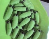 Foto langkah ke 8 dari resep Cookies Ulat Daun.