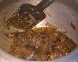 A picture of step 2 of Yarkand ka pulao.