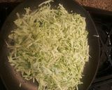 A picture of step 3 of Zucchini "meatballs".