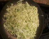 A picture of step 3 of Zucchini "meatballs".