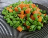 Hình bước làm 1 của món Cơm chiên thập cẩm
