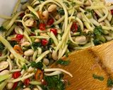 A picture of step 5 of Thai Mango Salad.