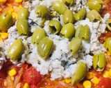 Foto del paso 7 de la receta: PASTEL🥘 DE 🌽CHOCLO🌽Y 🐟MERLUZA🐟 🥫#enlatadas!!🥫🌽🥫🐟