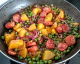 Foto del paso 5 de la receta: CHORIZO Español y Durazno🍑a la🍜Oriental...!