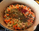 A picture of step 2 of Easy Sausage & Bean Stew.