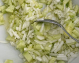 Foto del paso 5 de la receta: Pollo hindú con salsa de yogur y tabulé verde - Receta de Batch Cooking