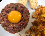 Foto del paso 8 de la receta: Steak Tartar picantito con patatas paja en Airfryer Cosori