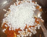 A picture of step 3 of Carrot Sabudana.