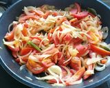 A picture of step 3 of Rajma curry.