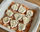 Une image de l'étape 3 de 💚 Patates douces gratinées au fromage de chèvre.