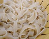 A picture of step 1 of Fettuccine Pasta 🍝 In Alfredo Sauce.