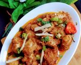 A picture of step 8 of Achari chicken karahi😋.