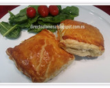 Foto del paso 6 de la receta: Salmón en hojaldre con espinacas