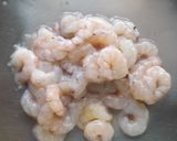 A picture of step 1 of Bamboo shoots prawns masala.