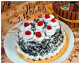A picture of step 11 of Black Forest Cake.