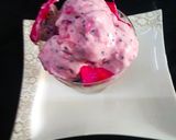 A picture of step 4 of Dragon fruit ice- cream.