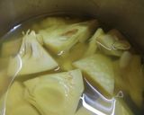 A picture of step 5 of Kathal butter masala.