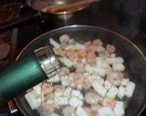 Foto del paso 4 de la receta Espaguetis marineros con salsa de setas