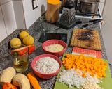Foto del paso 7 de la receta: Risotto de verduras con presas de pollo