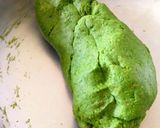 A picture of step 2 of Bathua poori.