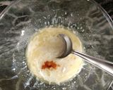A picture of step 2 of Red velvet marble cake eggless.