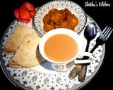 মটরশুঁটি দিয়ে আলুর দম রেসিপির ধাপ 1 ছবি