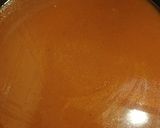 A picture of step 7 of Chiles Anchos Stuffed with Cheese in Tomato Broth.