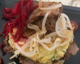 Foto del paso 3 de la receta: Montadito de tortitas de calabacín y filete de ternera