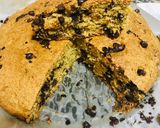 A picture of step 6 of Chocolate chip banana bread / cake🙊#4weekschallenge#wheatflourrecipescontest.
