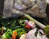 Foto langkah ke 1 dari resep Sayur Tauco Nangka Kacang Panjang.