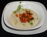 Foto del paso 6 de la receta: Crema vegana de porotos blancos con zapallo kabocha asado