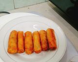 Hình bước làm 3 của món Chả giò bắp