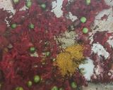 A picture of step 3 of Bombay Beetroot Masala (BBM)Sandwich with Paneer.