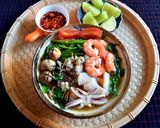 Hình bước làm 10 của món Bún thái