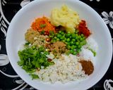 A picture of step 2 of Little Millet Kebab.