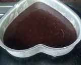 A picture of step 4 of Oreo biscuit cake.