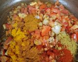 A picture of step 4 of Sprouts curry.