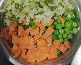 A picture of step 1 of Pav bhaji.