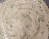A picture of step 3 of The crispy chilla.