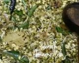A picture of step 2 of Stir Fried Sprouted Green Gram.