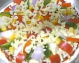 A picture of step 4 of Veggie Delight Pizza.