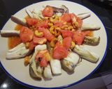 Foto del paso 4 de la receta Ensalada de berenjenas, tomate y anacardos tostados